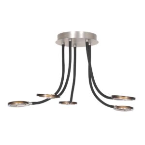 5 cm – Ingebouwd (LED) – Staal