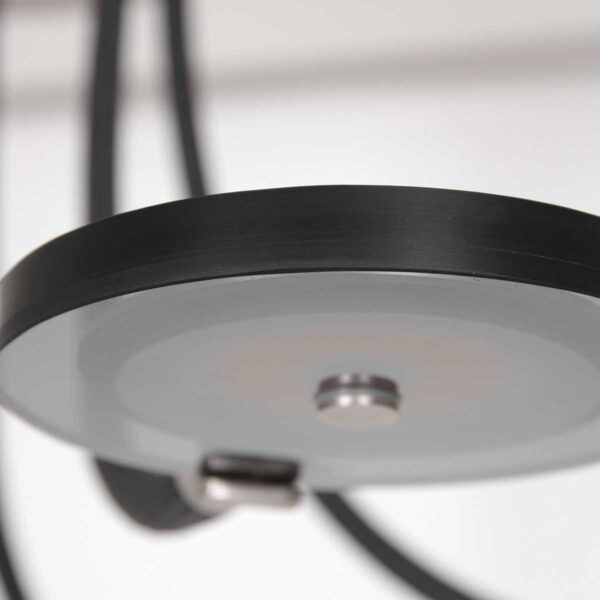 Steinhauer Turound plafondlamp – Ingebouwd (LED) – staal en transparant en zwart - Image 9