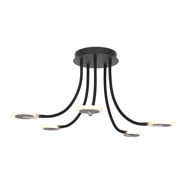 Steinhauer Turound plafondlamp – Ingebouwd (LED) – transparant en zwart - Image 8