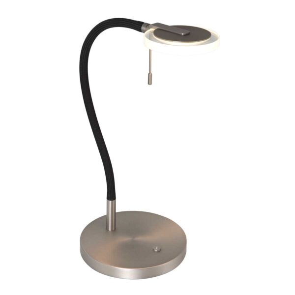 Steinhauer Turound tafellamp – In hoogte verstelbaar – Ingebouwd (LED) – staal en transparant - Image 9