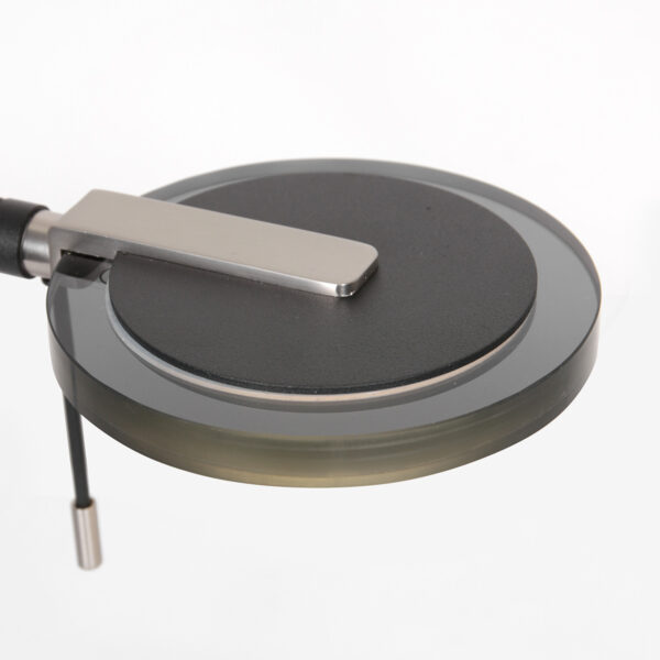Steinhauer Turound tafellamp – In hoogte verstelbaar – Ingebouwd (LED) – transparant en zwart - Image 3