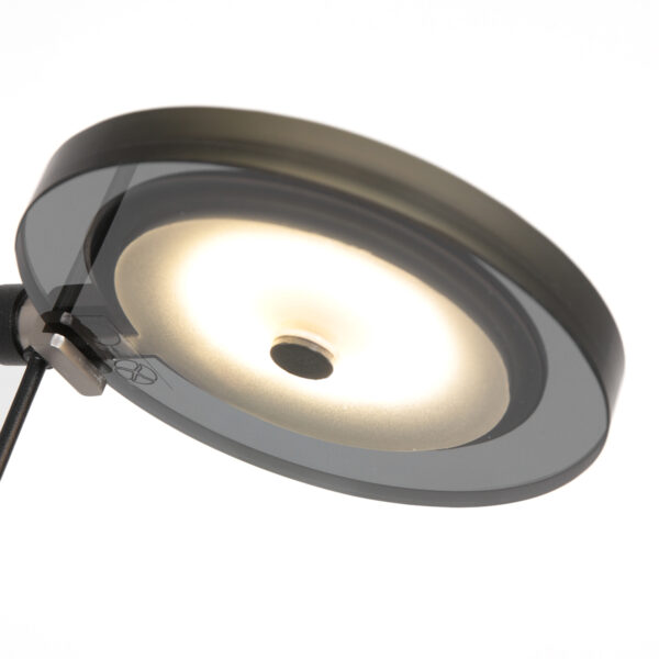 Steinhauer Turound tafellamp – In hoogte verstelbaar – Ingebouwd (LED) – transparant en zwart - Image 4