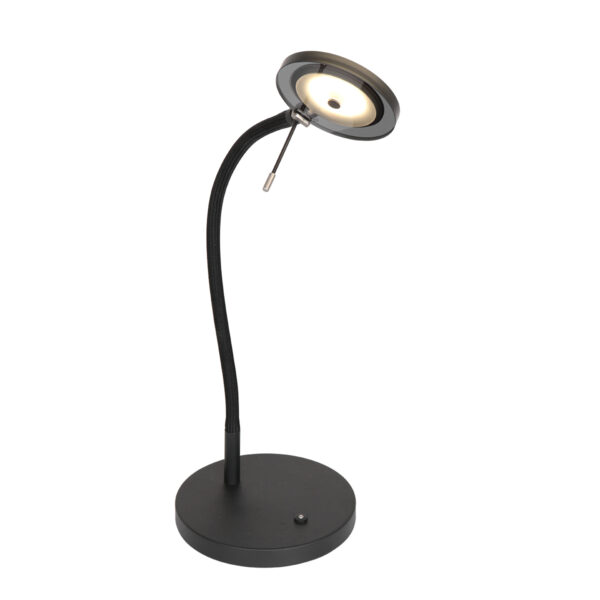 Steinhauer Turound tafellamp – In hoogte verstelbaar – Ingebouwd (LED) – transparant en zwart - Image 9