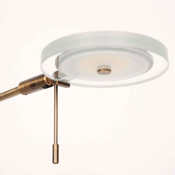 Klassieke bronzen metalen vloerlamp Steinhauer Turound - Image 14