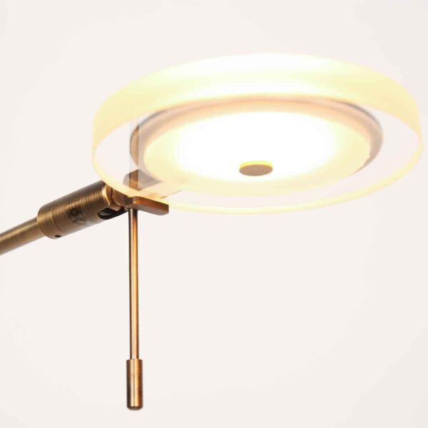 Klassieke bronzen metalen vloerlamp Steinhauer Turound - Image 15