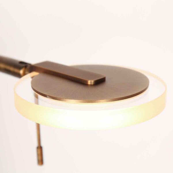 Klassieke bronzen metalen vloerlamp Steinhauer Turound - Image 16