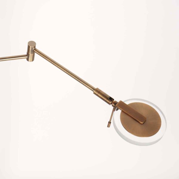 Klassieke bronzen metalen vloerlamp Steinhauer Turound - Image 5
