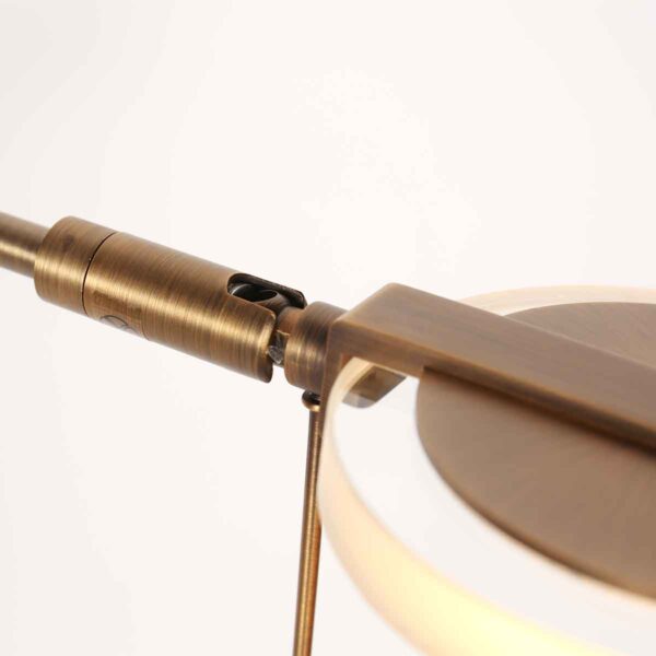 Klassieke bronzen metalen vloerlamp Steinhauer Turound - Image 9