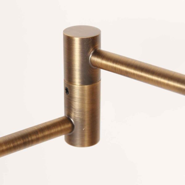 Klassieke bronzen metalen vloerlamp Steinhauer Turound - Image 10