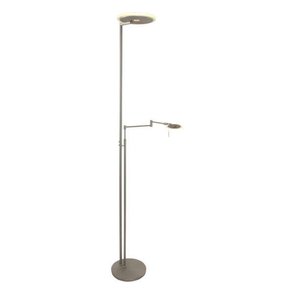 Steinhauer Turound vloerlamp – Ingebouwd (LED) – Staal