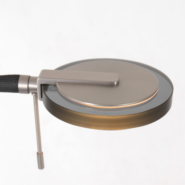 Steinhauer Turound vloerlamp – Draai- en/of kantelbaar – Ingebouwd (LED) – grijs en staal - Afbeelding 11