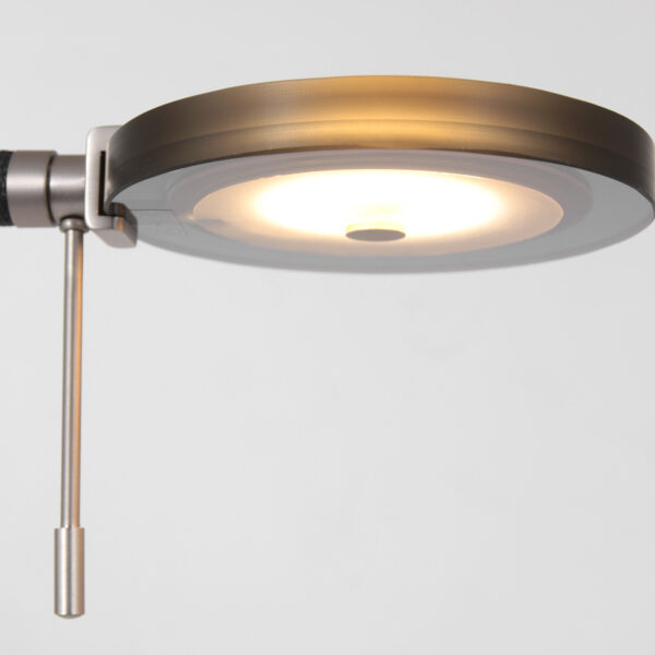 Steinhauer Turound vloerlamp – Draai- en/of kantelbaar – Ingebouwd (LED) – grijs en staal - Afbeelding 12