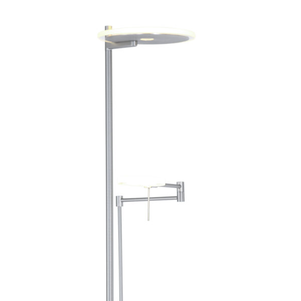 Steinhauer Turound vloerlamp - uplight - leesarm - dimbaar - staal - Image 15