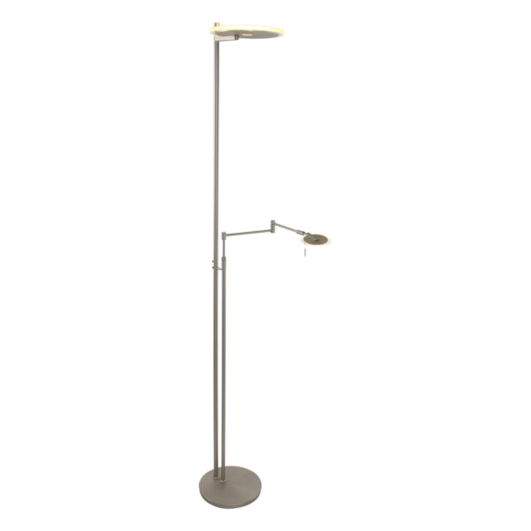 Steinhauer Turound vloerlamp - uplight - leesarm - dimbaar - staal - Image 16