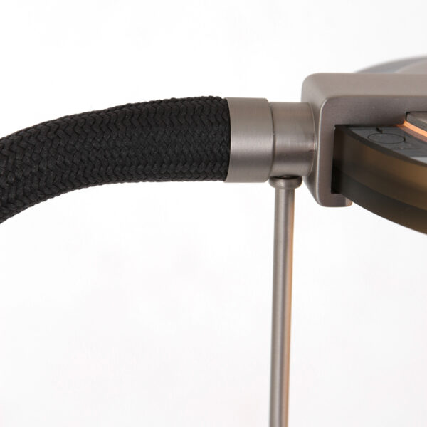 Steinhauer Turound vloerlamp – Draai- en/of kantelbaar – Ingebouwd (LED) – grijs en staal - Afbeelding 17