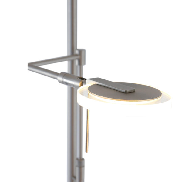 Steinhauer Turound vloerlamp - uplight - leesarm - dimbaar - staal - Image 3