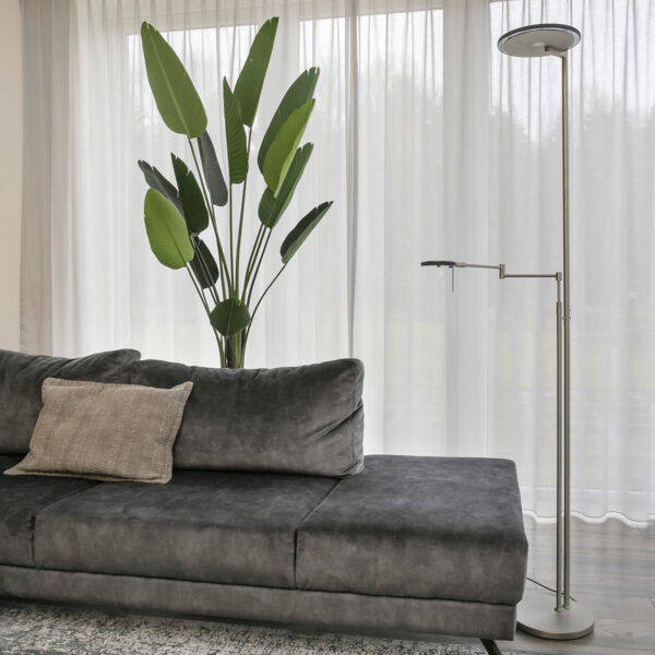 Moderne stalen glazen vloerlamp Steinhauer Turound - Image 23