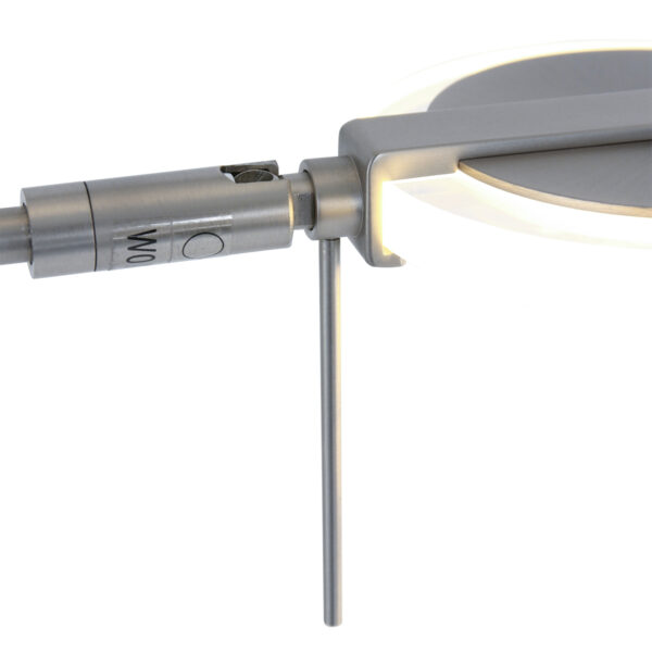 Steinhauer Turound vloerlamp - uplight - leesarm - dimbaar - staal - Image 5