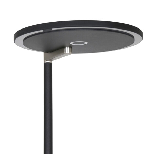 Zwarte moderne leeslamp met zwart glas Steinhauer Turound - Image 11