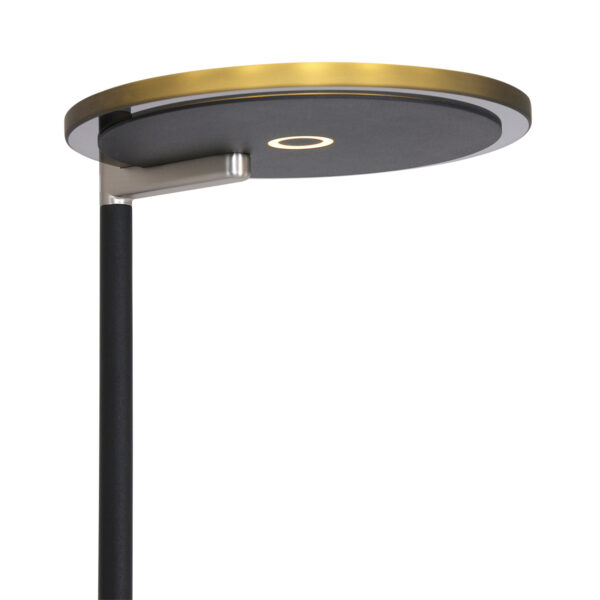 Zwarte moderne leeslamp met zwart glas Steinhauer Turound - Image 12