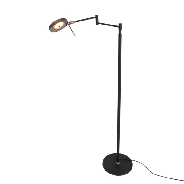 Steinhauer Turound vloerlamp - ingebouwd LED - in hoogte verstelbaar - smoke glass - zwart - Image 12