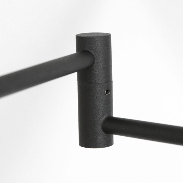 Steinhauer Turound vloerlamp - ingebouwd LED - in hoogte verstelbaar - smoke glass - zwart - Image 13