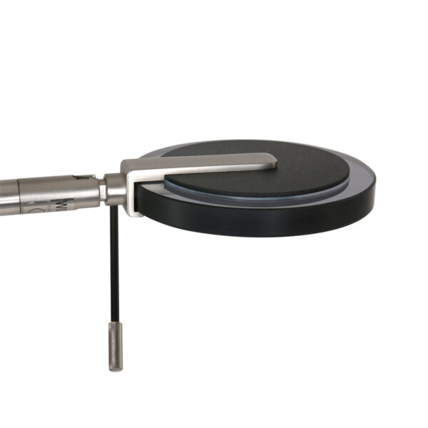Zwarte moderne leeslamp met zwart glas Steinhauer Turound - Image 14