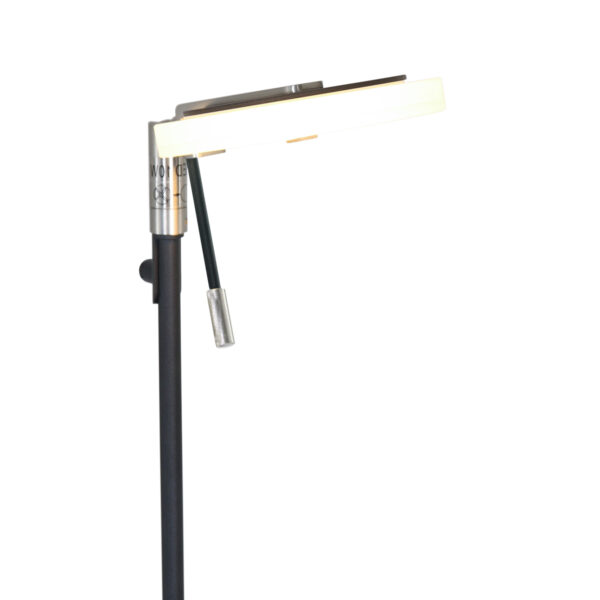 Steinhauer Turound - vloerlamp - LED - dimbaar - 125cm hoog - zwart met glas - Image 14