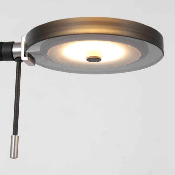 Zwarte design uplight met leeslicht Steinhauer Turound - Image 17