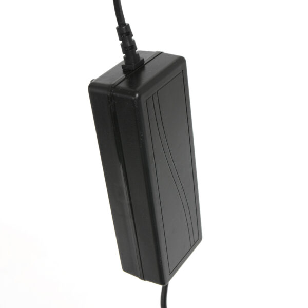 Steinhauer Turound staande lamp - uplight - leesarm - 200 cm hoog - incl. LED - dimmer - zwart met transparant glas - Image 18