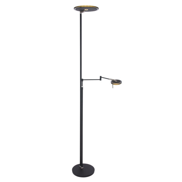 Steinhauer Turound vloerlamp – Ingebouwd (LED) – Zwart