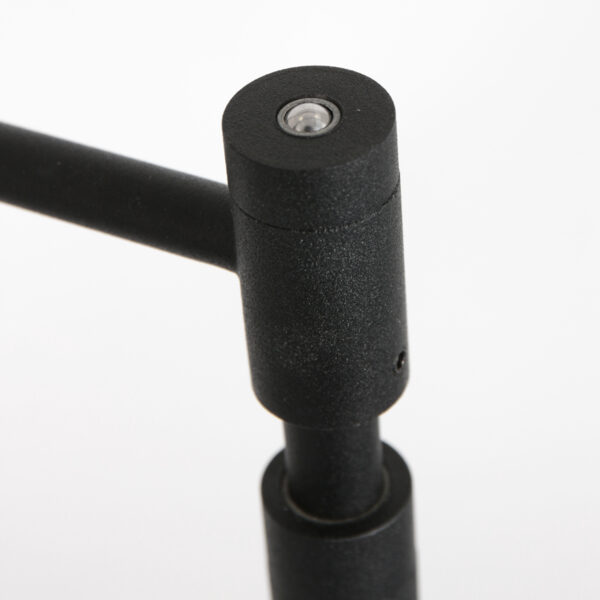 Steinhauer Turound vloerlamp - ingebouwd LED - in hoogte verstelbaar - smoke glass - zwart - Image 3