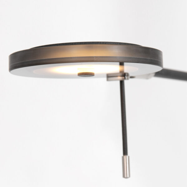 Steinhauer Turound vloerlamp - ingebouwd LED - in hoogte verstelbaar - smoke glass - zwart - Image 4