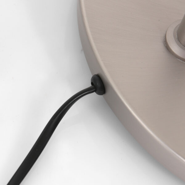 Steinhauer Turound staande lamp - uplight - 200 cm hoog - incl. LED - dimmer - staal met transparant glas - Image 10