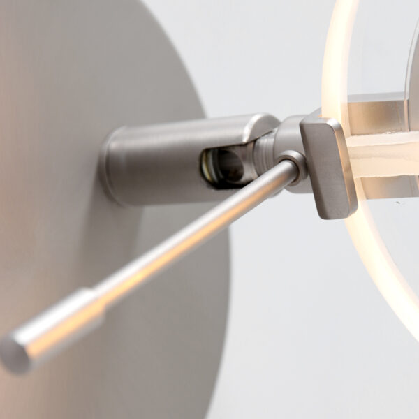 Steinhauer Turound wandlamp - dimbaar - Ø12,5 cm - 18 cm diep - draai- en kantelbaar - staal - Image 2