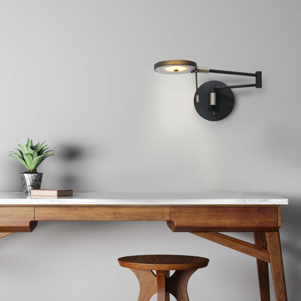 LED wandlamp met rookglazen kap Steinhauer Turound - Image 2