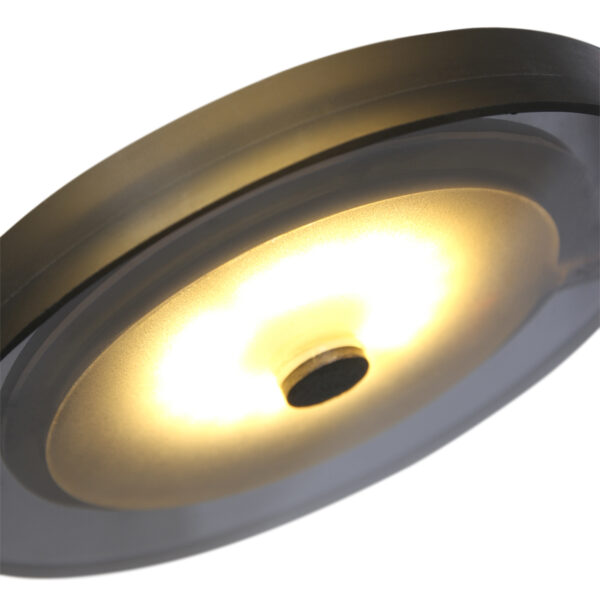 LED wandlamp met rookglazen kap Steinhauer Turound - Image 5