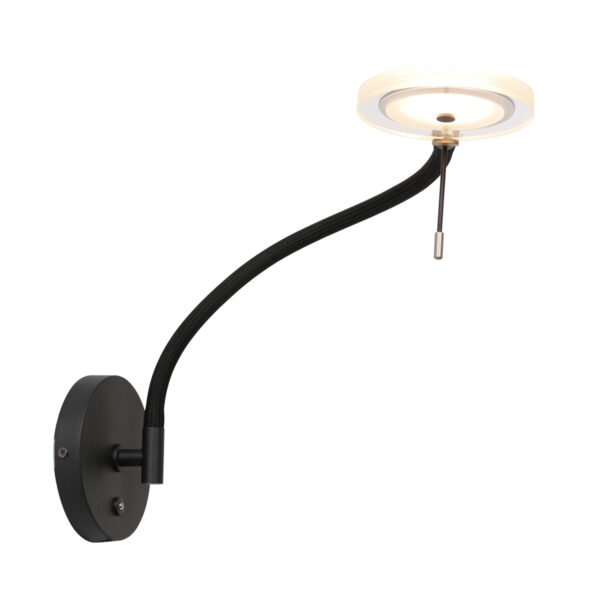Steinhauer Turound wandlamp – Ingebouwd (LED) – transparant en zwart - Afbeelding 9