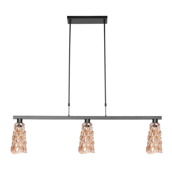 Steinhauer Vidrio hanglamp –– amberkleurig en zwart - Image 10
