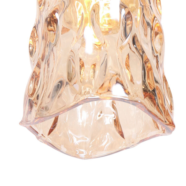 Steinhauer Vidrio hanglamp –– amberkleurig en zwart - Image 3