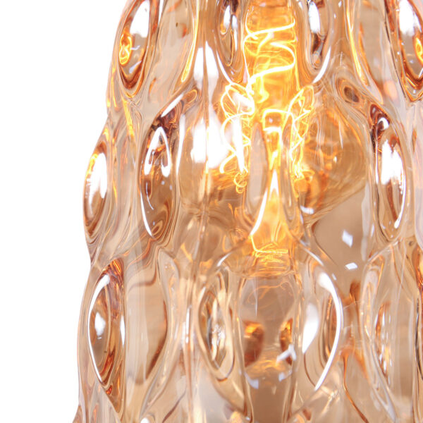 Steinhauer Vidrio tafellamp –– amberkleurig en zwart - Image 8