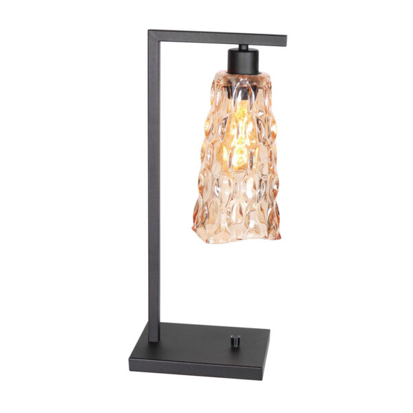 Steinhauer Vidrio tafellamp –– amberkleurig en zwart - Image 10