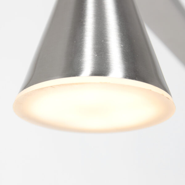 Steinhauer Vortex eettafellamp - ingebouwd LED - vijflichts - 120 cm breed - staal - Image 9