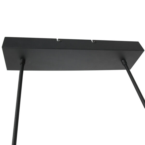 Steinhauer Vortex eettafellamp - ingebouwd LED - vijflichts - 120 cm breed - zwart - Image 11
