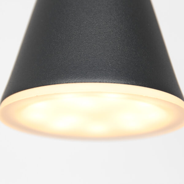 Steinhauer Vortex eettafellamp - ingebouwd LED - vijflichts - 120 cm breed - zwart - Image 14
