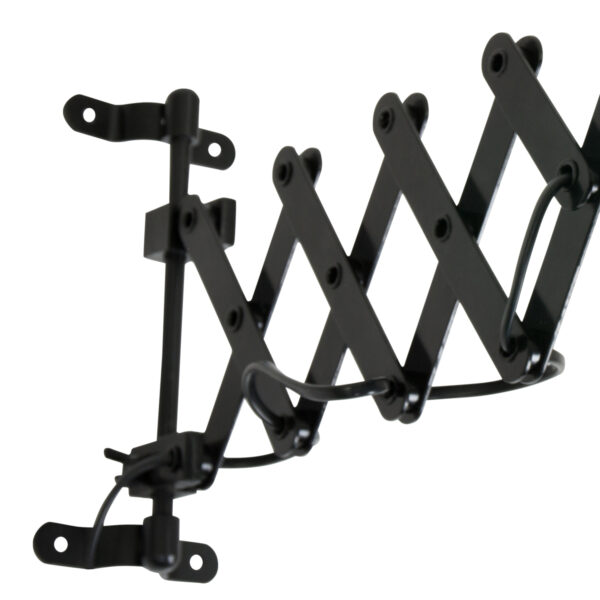 Steinhauer Yorkshire wandlamp - uittrekbaar - verstelbaar in diepte 35 - 60 cm - kap Ø17 cm - zwart - Image 4