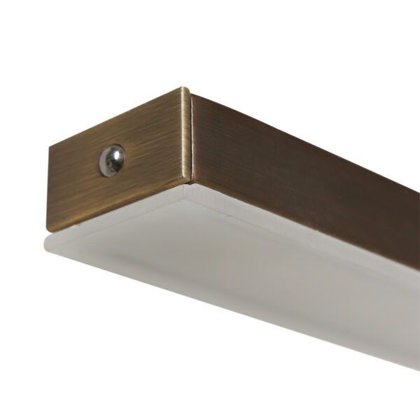 Steinhauer Zelena eettafellamp - 140 cm breed - ingebouwd LED - dimbaar en kleur instelbaar - brons - Image 13