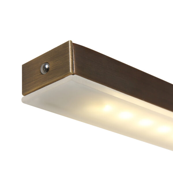 Steinhauer Zelena eettafellamp - 140 cm breed - ingebouwd LED - dimbaar en kleur instelbaar - brons - Image 14