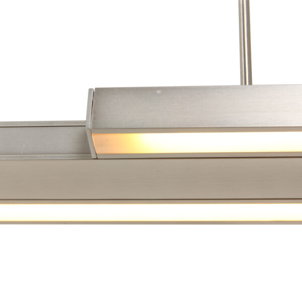 Steinhauer Zelena eettafellamp - uitschuifbaar - max. 140 cm breed - ingebouwd LED - dimbaar en kleurinstelbaar - staal - Image 13