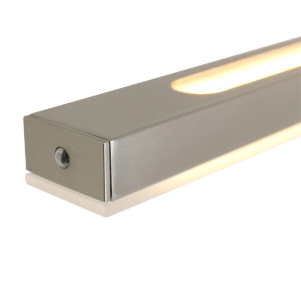 Steinhauer Zelena eettafellamp - 140 cm breed - ingebouwd LED - dimbaar en kleur instelbaar - staal - Image 4